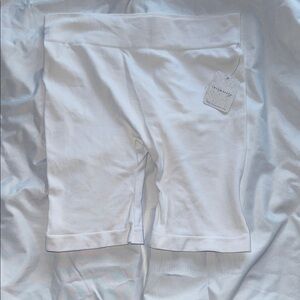 White Athletic Shorts for Active Comfort
